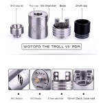 Επισκευάσιμος ατμοποιητής ​Dripper WOTOFO The Troll RDA V2